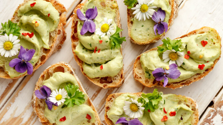 Flores comestibles para una dieta saludable