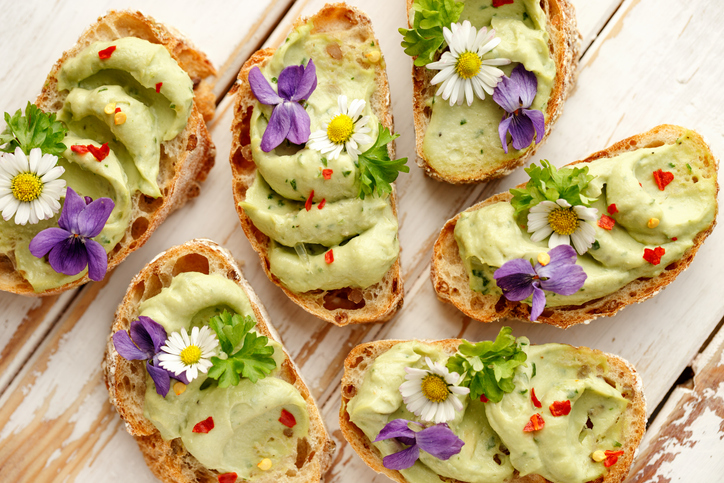 Flores comestibles para una dieta saludable