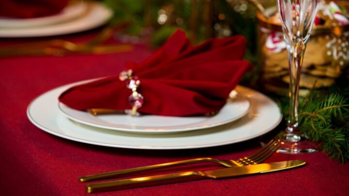 Cómo preparar la mesa para Navidad