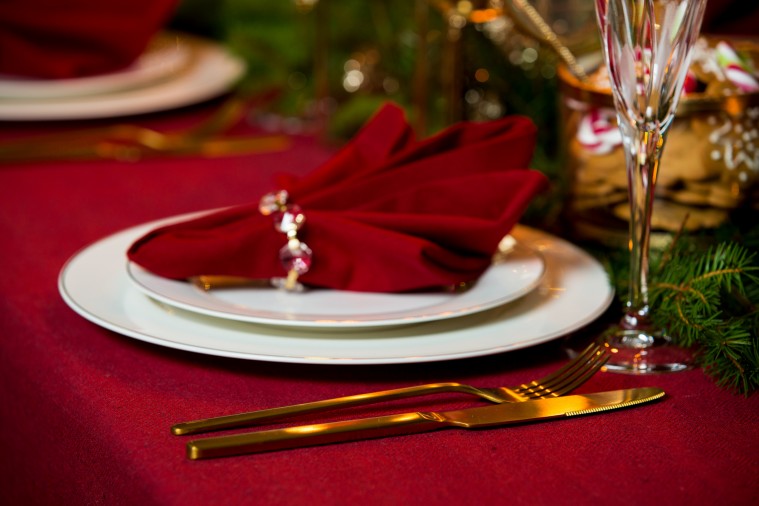 Cómo preparar la mesa para Navidad