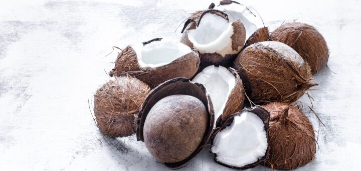 Productos naturales y saludables derivados del coco