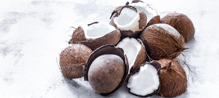 Productos naturales y saludables derivados del coco
